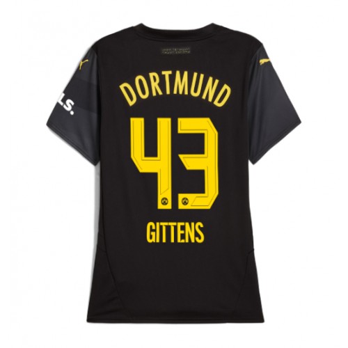 Dámy Fotbalový dres Borussia Dortmund Jamie Bynoe-Gittens #43 2024-25 Venkovní Krátký Rukáv